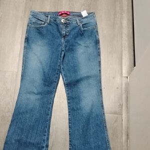 GLO jeans Women’s Wide Leg Denim in Mid Blue